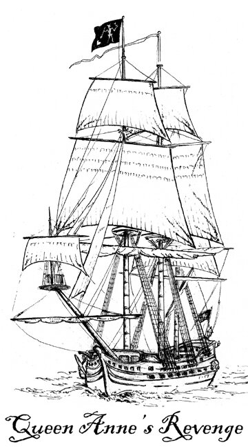 Blackbeard pirate Queen Annes Revenge 
