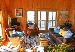 Ocracoke Island rental with dock waterfront