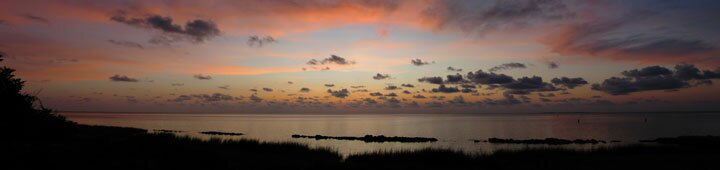 Pamlico Sound sunset Ocracoke Island NC